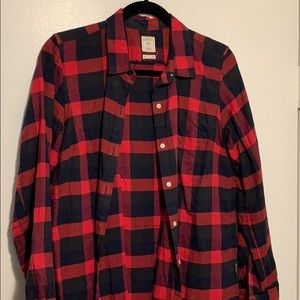 Gap buffalo plaid check shirt